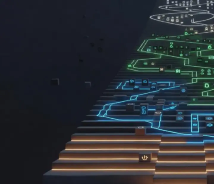 3D nehézségi lépcső labirintusos szintekkel az Elemental Snake Out Puzzle 3D-ben